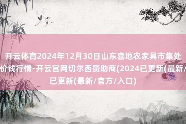 开云体育2024年12月30日山东喜地农家具市集处分有限公司价钱行情-开云官网切尔西赞助商(2024已更新(最新/官方/入口)